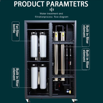 Reverse Osmosis (RO) Water Treatment Filtration Equipment with Pure Water Tank,  Pressure Pump, Remove Scale, Rust, Bacteria