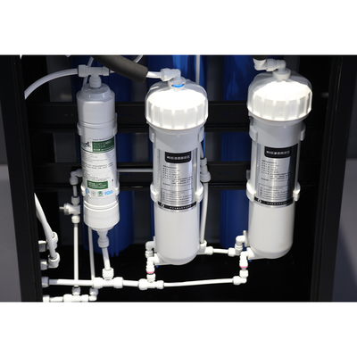 Commercial Reverse Osmosis Water Purifier With Steel Components School Cafeteria Water Treatment Featuring Membrane Pump Filters