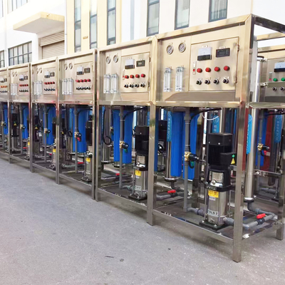 250LPH Reverse Osmosis Water Purification System 220V Water Treatment Equipment Pump Pressure Vessel Core Components Included