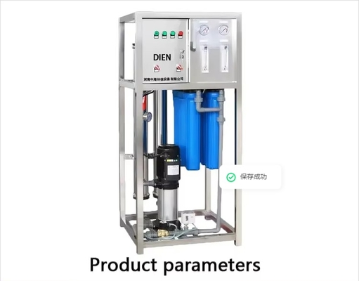 250LPH Water Treatment Appliances Reverse Osmosis Water Purifier Water Softener  Machine
