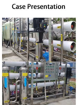 Used 1000L Seawater Desalination Water Treatment Plant Home Use Core Pressure Vessel Filter Media 220V Pump Motor Engine
